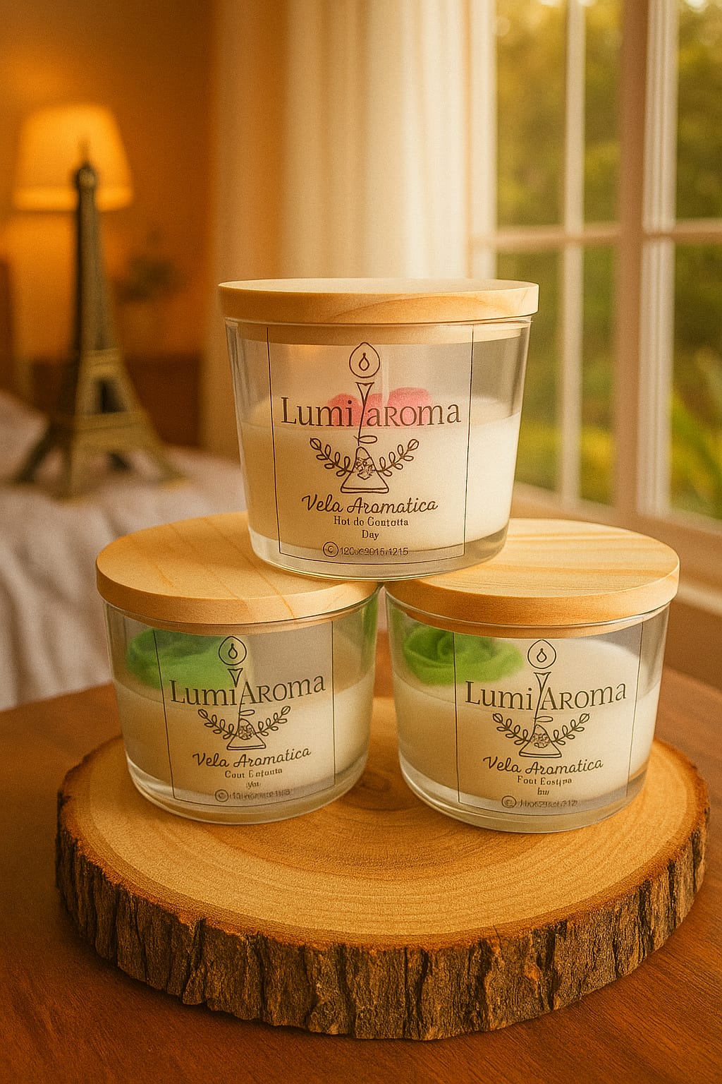 Velas Aromáticas Artesanais de Vários Aromas